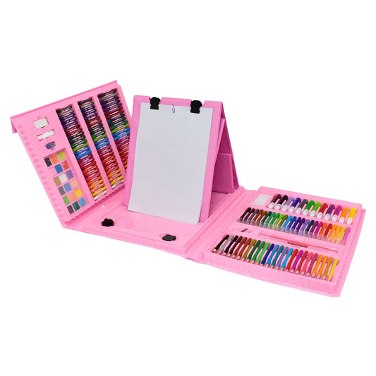 CreativeVault: Kit de Dibujo Portátil 208 Piezas