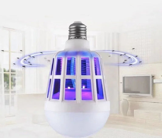 Luz Antimosquitos: Bombillo 2 en 1, Mata Mosquitos y LED